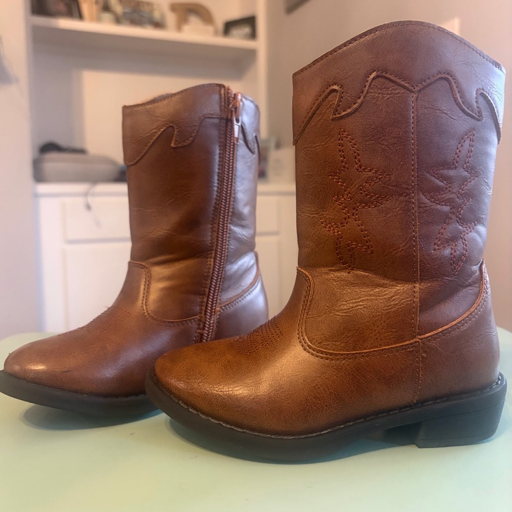 Boutique Toddler Girls Western Boots Size 10